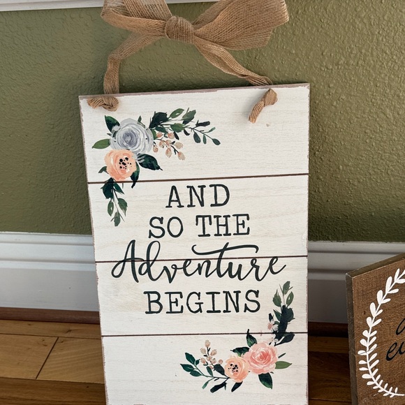 Rustic Wedding Sign Set - Picture 2 of 5